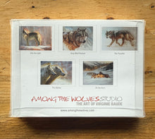 Load image into Gallery viewer, Box Gift set -  5 Wildlife art note cards (Premium Edition)