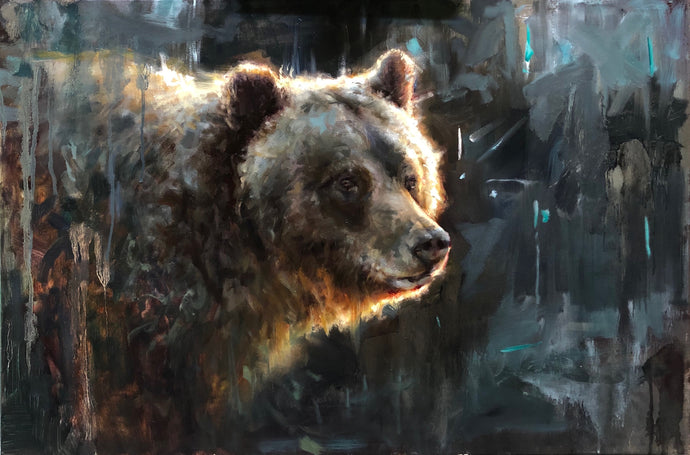 Backlite Grizzly portrait